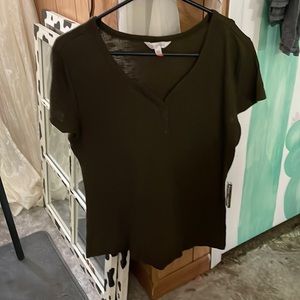 Army green shirt